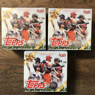 3 - 2020 Topps Holiday Walmart Box Mlb - Relic/auto - In Hand