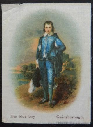 The Blue Boy By Gainsborough Tobacco Superior Quality Silk Issued In 1912