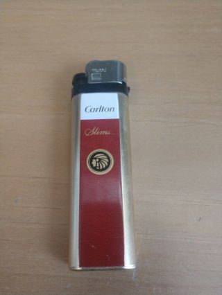Carlton Slims Cigarettes Disposable Lighter Red 2