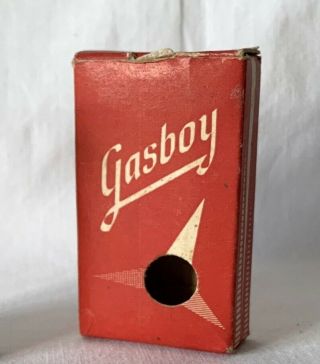 Vintage Empty Mosda Gasboy Cigarette Lighter Box K 1000/1 Lighter Instructions