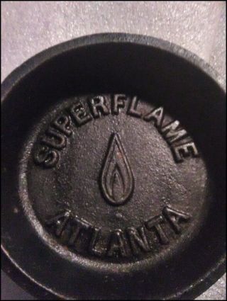 Vintage Cast Iron Mini Frying Pan Ashtray Superflame Atlanta