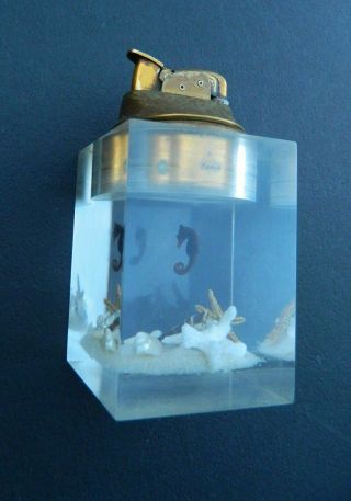 Starfish & Seahorse Cigar/cigarette Glass Lighter