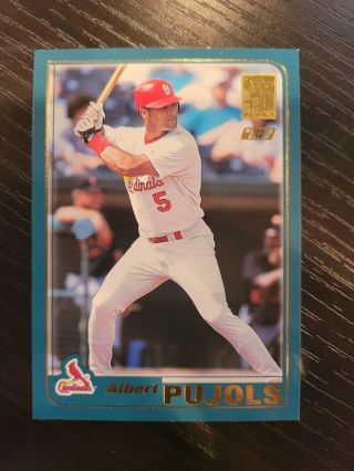 2001 Topps Traded T247 Albert Pujols Rc Cardinals Rookie