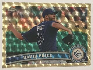 2011 Topps Chrome David Price Superfractor 1/1 Tampa Bay Rays Red Sox Dodgers