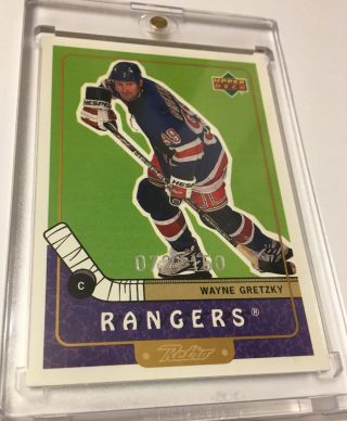 1999 - 00 Wayne Gretzky Sn /150 Upper Deck Retro Gold 49 922