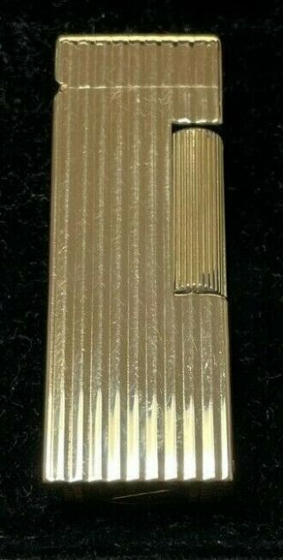 Vintage 1950s 14K Gold Jacket Dunhill Rollalite Lighter | Box | 3