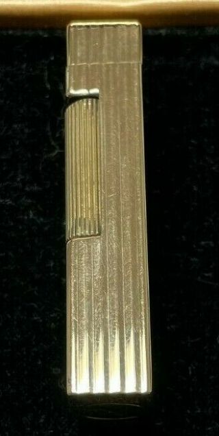 Vintage 1950s 14K Gold Jacket Dunhill Rollalite Lighter | Box | 5