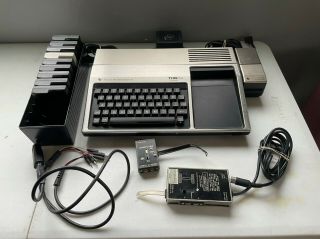 Texas Instruments Ti - 99/4a,  Power Supply,  Speech Synthesizer,  Games,  & More