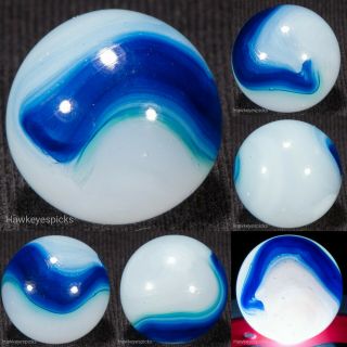 Shooter Akro Agate Light Metalics Ace Vintage Marble 3/4 Hawkeyespicks Sg