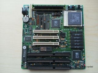 486 Motherboard Sis 496/7g Rev 1.  02,  Amd Am486dx4 - 100,  16mb Ram Fpm Retro Kit