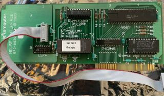 Apple Ii Mouse Interface Card With Mouse Paint