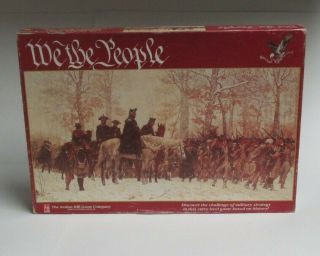We The People Vintage Avalon Hill War Board Game 100 Complete
