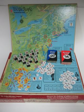 We the People Vintage Avalon Hill War Board Game 100 COMPLETE 2