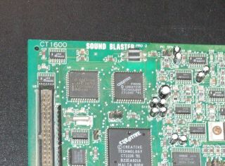 Creative Labs Sound Blaster Pro 2 CT1600 for PC AT 16 - bit ISA computer 2