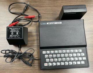 Timex Sinclair 1000,  M331 16k Ram Module,  Ac Adapter,  Ear/mic Cables