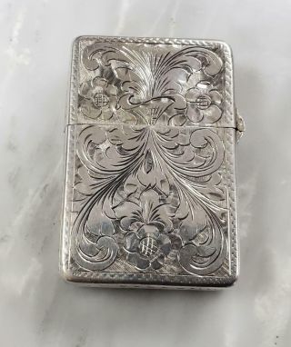 Zippo Lighter (May 2013) with Vintage 800 Silver Case 10 - H1443 2