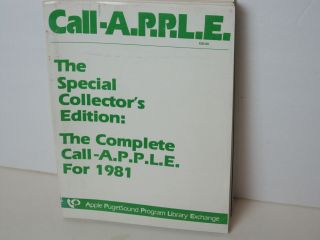 Vintage Apple Ii Iie Iic Iii Call A.  P.  P.  L.  E.  Collectors Edition Set 1981