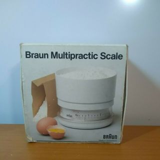 Vintage Braun Multipractic Scale Ukw1 4243 Kitchen Cooking Metric