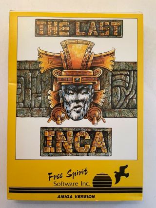 The Last Inca Game By Spirit Software 3.  5 " Disk For Commodore Amiga -