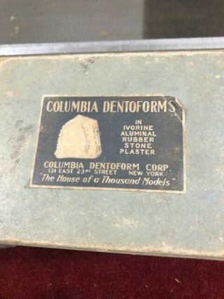 Columbia Dentoform Corp Ny Teeth 661 - R Dental Equipment Adult Teeth Vintage