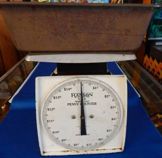 Vintage Penny Coin Counting Scale With Travel Case - Very Accurate