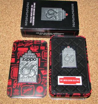 Zippo 65th Anniversary 1932 - 1997 Limited Edition Collectible Tin