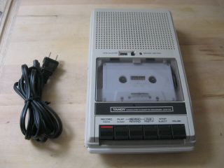 Tandy Radio Shack Ccr - 83 Computer Cassette Recorder.  With Bands.
