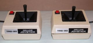 Tandy Trs - 80 Deluxe Joysticks Set Of Two