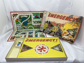 1974 Milton Bradley The Emergency Tv Show Board Game Vintage 4406 Made In Usa
