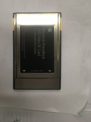 Apple Powerbook G3 Dvd - Video Pc Card Model M5163