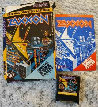 Atari 400/800 Sega Zaxxon Game Cartridge With