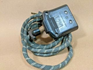Vintage Leviton 3 Prong Plug Small Appliance Power Cord