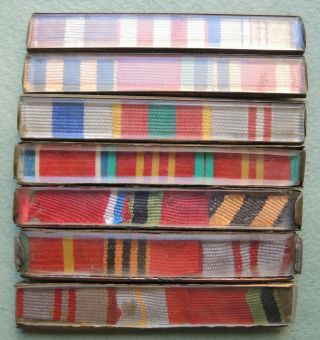 Old Big Group 21 Ribbon Bars Cccp / Ussr Army Officer Soviet Russian Vintage