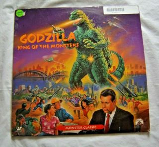 Vintage 1994 Godzilla King Of The Monsters Laserdisc Movie -