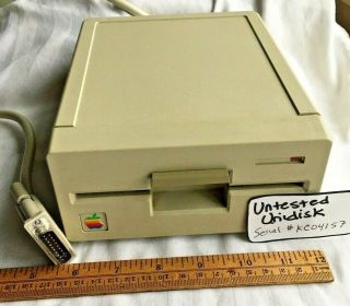 Apple Unidisk 5.  25 " Floppy Disk Drive A9m0104 External Macintosh Vtg 825 - 1115 - A
