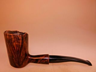 Comeaux 7 - 04 Usa Straight Grain Freehand Briar Pipe Acrylic Stem