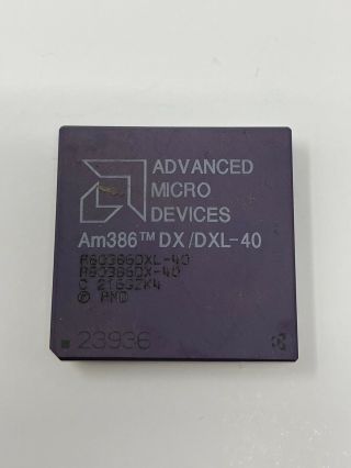 Amd Am386dx/dxl - 40 40mhz Cpu Processor