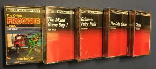 5 Timex/sinclair 1000 Zx81 Entertainment Category Tapes - Still Shrink - Wrapped