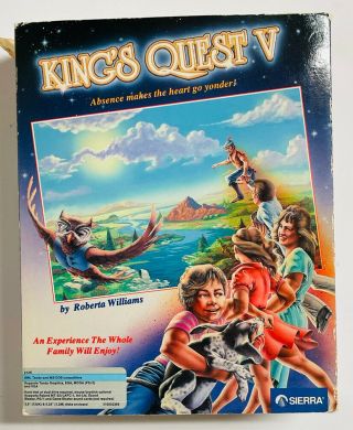 Kings Quest V Floppy Game Ibm Tandy 5.  25 And 3.  5