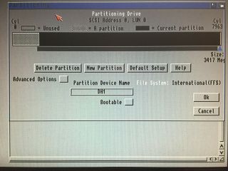 Workbench System 3.  1 on 4GB CF Card,  Adapter Amiga 600 1200 Hard Drive 3