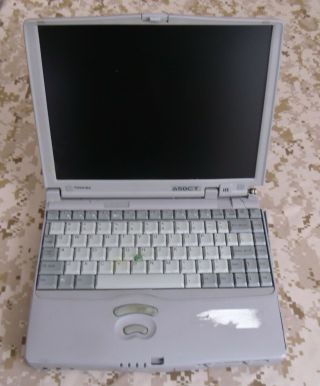 Vintage Toshiba Portege Pa1124ux 650ct Laptop