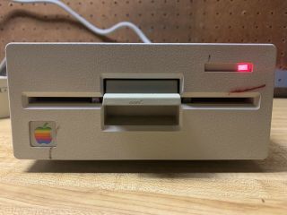 Apple 5.  25 Drive A9m0107 External Floppy Drive Apple Ii,  Iie,  Iigs,  Laser 128 2