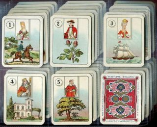 Tobacco Card Set,  Carreras,  Fortune Telling,  Tarot,  Psychic,  Large,  1926