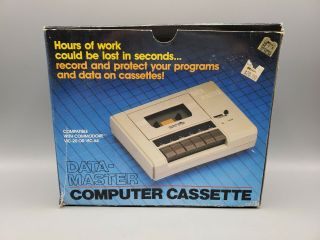 Vintage Data - Master Computer Cassette Model 5500 For Commodore Vic - 20 Or Vic - 64