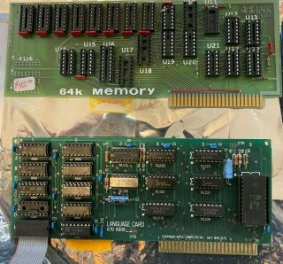 Vintage Ram Interface Cards For Apple Ii Computer