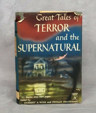 Great Tales Of Terror And The Supernatural 1st Ed Vintage Modern Library Giant