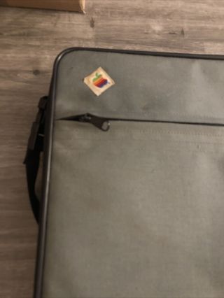 Vintage Apple Computer Traveling Case Messenger Bag 3
