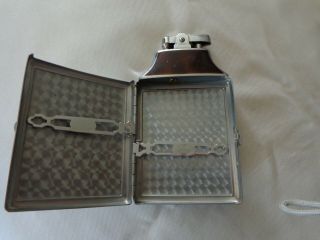 3 Vintage Ronson Lighters,  Cigarette Case,  Table and Pocket 2