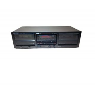 Vintage Kenwood Dual Cassette Deck Kx - 69w Stereo Dubbing