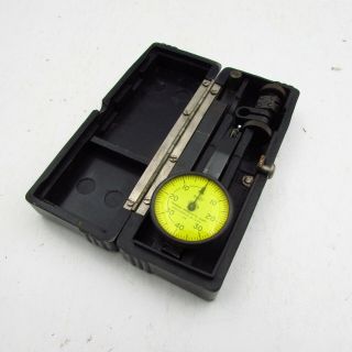 Vintage Federal Lever Type Dial Test Indicator Gauge Machinist Tool,  With Case